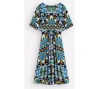 Boden Boden Blue Imelda Kimono Jersey Dress Blue 46