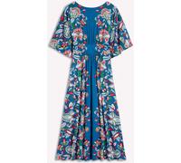 Boden Boden Blue Imelda Kimono Jersey Dress Blue EU 42 Regular (UK 14 R)