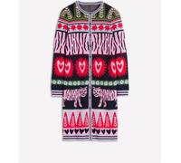 Boden Boden Blue Long Jacquard Cardigan