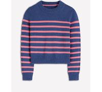 Boden Boden Blue Lucy Chunky Cotton Jumper