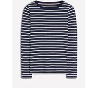 Boden Boden Blue Olivia Long Sleeve Breton T-Shirt