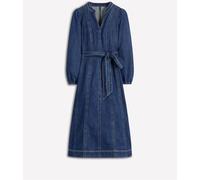 Boden Boden Blue Ros Panelled Denim Midi Dress Blue 8 R