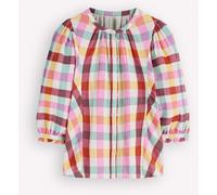 Boden Boden Cream Camille Double Cloth Top