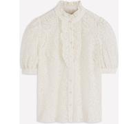 Boden Boden Cream Sasha Short Sleeve Lace Top