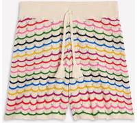 Boden Boden Cream Textured Knitted Shorts Cream Large (EU 44-46)