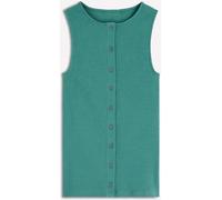 Boden Boden Green Evie Button Through Rib Vest