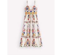 Boden Boden Green Fit and Flare Midi Dress Green 44