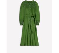 Boden Boden Green Pippa Broderie Jersey Dress Green EU 42 Regular (UK 14 R)