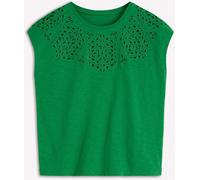 Boden Boden Green Willow Broderie T-Shirt
