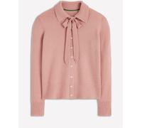 Boden Boden Pink Collared Tie Front Cardigan