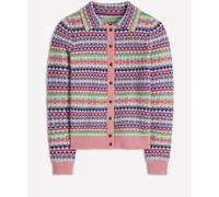 Boden Boden Pink Edie Fair Isle Knitted Shirt Pink Medium
