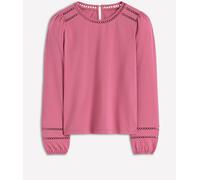 Boden Boden Pink Flo Trim Detail Top