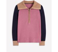 Boden Boden Pink Lucy Half-Zip Jumper