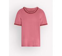 Boden Boden Pink Maddie Trim Detail T-Shirt