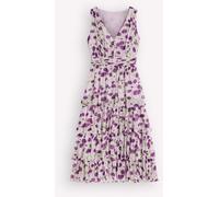 Boden Boden Purple Tiered Sleeveless Dress Purple EU 38 Regular (UK 10 R)