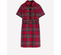 Boden Boden Red Eda Check Shift Dress Red EU 40 Regular (UK 12 R)