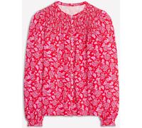 Boden Boden Red Elsa Smocked Yoke Jersey Shirt Red EU 38 (UK 10)