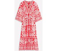 Boden Boden Red Nell Kimono Midi Jersey Dress Red 38