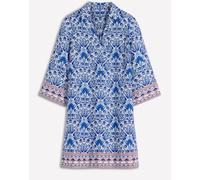 Boden Boden Robe courte en lin Carmen Bleu EU 36 Regular (UK 8)