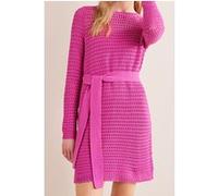 Boden Crochet Knit Dress Rose Violet Taille: 16L | Robes Mini Outlet | Femme | Rose