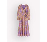 Boden Robe Blend Boden Florence en lin Violet 38