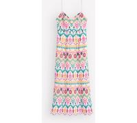 Boden Robe Boden Empire Lin Broderie Crème EU 46 Regular (UK 18 R)