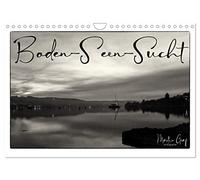 Boden-Seen-Sucht (Wandkalender 2026 DIN A4 quer), CALVENDO Monatskalender: Der Bodensee und der angrenzende Rhein in zeitlosen Schwarz-Weiß-Fotos