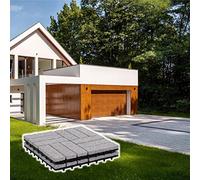 BodenMax Dalles clipsables en granit | Intérieur/extérieur : dalle jardin, terrasse, balcon, piscine | Motif Baroque | 30x30cm | 2 carreaux = 0,18m²