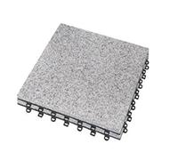 BodenMax Dalles clipsables en granit | Intérieur/extérieur : dalle jardin, terrasse, balcon, piscine | Motif classique | 30x30cm | 2 carreaux = 0,18m²
