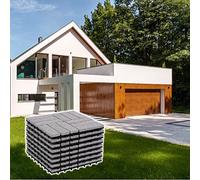 BodenMax Dalles clipsables en granit | Intérieur/extérieur : dalle jardin, terrasse, balcon, piscine, sauna | Motif Baroque | 30x30cm | 8 carreaux = 0,72m²