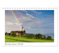 Bodensee 2026 (Tischkalender 2026 DIN A5 quer), CALVENDO Monatskalender: Monatskalender mit Bildern eines Jahres am Bodensee.