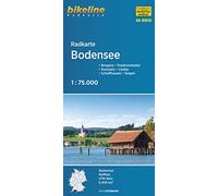 Bodensee cycle map Bregenz - Friedrichshafen - Konstanz - Li (BW08)