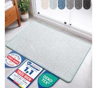 Bodenständig® Tapis de Bain antidérapant Absorbant Vert | Fibres courtes 2.0 - séchage rapide & lavable - tapis salle de bain 50x80cm - testé dermatologiquement et doux pour la peau