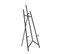 Bodenstaffelei Support pour panneau de mariage Noir 50 x 150 cm Support de présentation pour art dessins, photos, affiches - Chevalet robuste et élégant