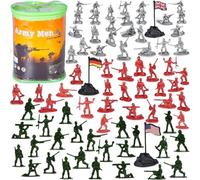Boderam Lot de 300 jouets d'armée pour garçons, soldats en plastique, armée, garçons, soldat militaire, kit de jeu, petites figurines d'action, jouets pour enfants et filles