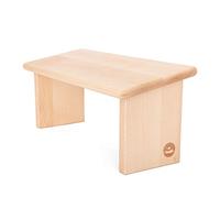 Bodhi Banc de méditation Lhassa en Bois (hêtre) | Tabouret de Yoga en Bois | Siège pour la méditation Profonde | Variante : Standard - hêtre huilé