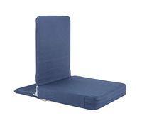 Bodhi Chaise de Sol Mandir Pliable XL | Siège de méditation avec Coussin d'assise épais | Confortable avec Dossier rembourré | Housse Lavable | Idéal pour Yoga et méditation (Bleu Nuit, Pliable, XL)