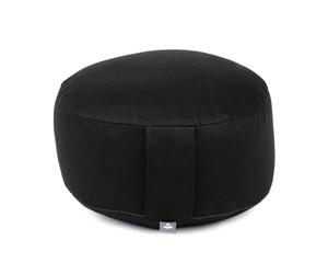 Bodhi Coussin de méditation Rondo ECO | Coussin de Yoga Garni d'épeautre Bio | Housse en 100% Coton | Housse Lavable avec Sangle de Transport Pratique | Hauteur 20cm