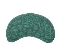 Bodhi Coussin de méditation Yogi Moon | Collection Maharaja | Coussin de yoga en demi-lune avec garnissage en sarrasin | Housse imprimée 100 % coton | Coussin de yoga et de méditation | Vert profond