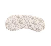 Bodhi Coussin doux pour les yeux en coton | Rembourrage en graines de lin bio & lavande bio | Végétalien | Masque pour les yeux pour yoga, relaxation & méditation | Pétales de lotus, gris naturel