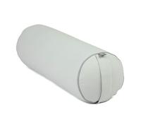 Bodhi Rouleau de traversin de yoga de 22 cm de diamètre avec rembourrage en épeautre bio - Coussin de yoga pour Restorative & Yin Yoga - Housse lavable en coton - Coussin Pilates avec dragonne - Bleu