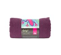 Bodhi Serviette de Yoga GRIP2 | avec Picots antidérapants | en Microfibre | Serviette d'entraînement antidérapante pour tapis de Yoga | Antibactérien | Bleu