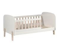 BODHI WHITE - Lit Junior 70x140cm Blanc avec Barrières -