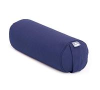 Bodhi Yoga Mini Bolster Eco | Ø 14 cm | 100 % coton bio | Traversin avec coques de sarrasin | Coussin de yoga avec housse amovible et lavable | Rouleau de yoga pour méditation