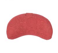 Bodhi Yogi Collection Maharaja Coussin de méditation en forme de croissant de lune, garni de cosses de sarrasin, avec housse amovible en coton, housse à motif