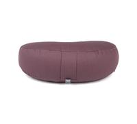 Bodhi Yogi Moon Eco Coussin de méditation en forme de croissant de lune - Housse 100 % coton bio - En forme de croissant de lune - Avec garnissage en sarrasin - Pour yoga et méditation - Violet