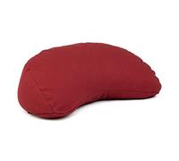 Bodhi Yogi Moon Eco Mini coussin de méditation en forme de croissant de lune avec housse en 100 % coton bio avec garnissage en sarrasin pour yoga et méditation
