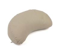 Bodhi Yogi Moon Eco Mini coussin de méditation en forme de croissant de lune avec housse en 100 % coton bio avec garnissage en sarrasin pour yoga et méditation