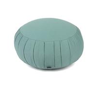 BODHI Zafu ECO Coussin de méditation,Coussin de yoga traditionnel classique rond avec soufflets,Housse 100 % coton bio,Coussin d'assise haut de yoga avec rembourrage en épeautre bio,Hauteur