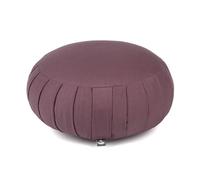 BODHI Zafu ECO Coussin de méditation,Coussin de yoga traditionnel classique rond avec soufflets,Housse 100 % coton bio,Coussin d'assise haut de yoga avec rembourrage en épeautre bio,Hauteur